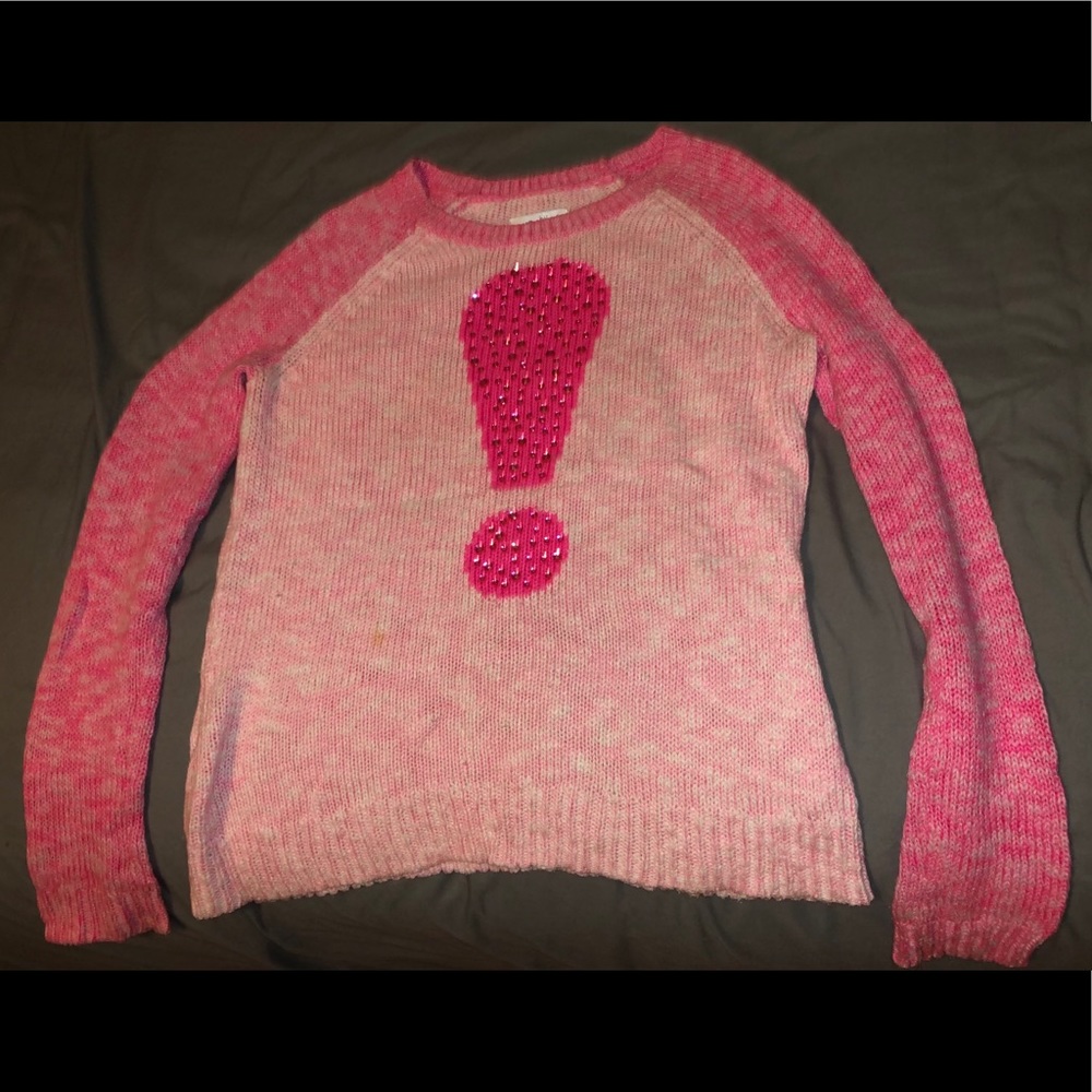Pink Justice Sweater
